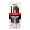 Kiss New York Professional Instant Brow Stamp and Stencil Kit