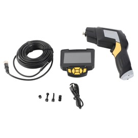 Handheld Industrial Endoscope 4.3 Inch High Clear Screen Borescope Camera with Light 1080P Water Resistant Inspection Camera 2 Million Pixels Built in 2000mAh Large Capacity Battery