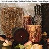 Pinra Triple Moon Wall Decor Pagan Wiccan Triple Goddess Maiden