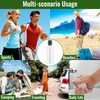 rietegio 10PCS 100ml Plastic Bottles Clear Mini Travel Containers with