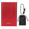 2.5in External Hard Drive USB 3.0 Aluminum Alloy Rounded Shell