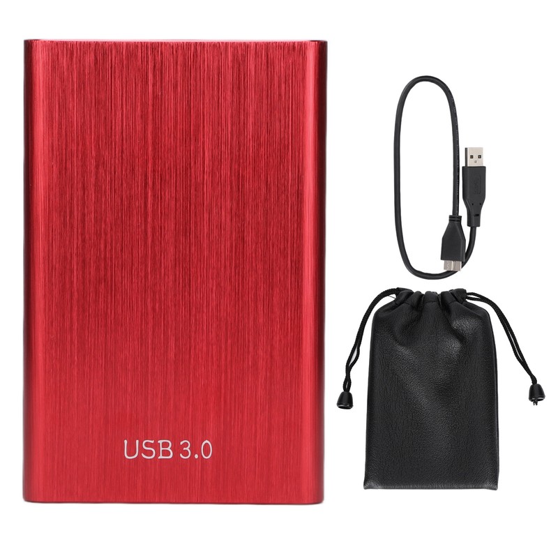 2.5in External Hard Drive USB 3.0 Aluminum Alloy Rounded Shell