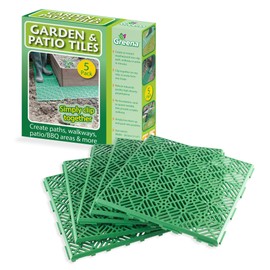 Greena® Garden Tiles - 5 Pack - Creates a path that stops gardens getting churned up!