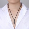 Stainless Steel Urn Necklace For Ashes Bullet Shaped Cremation Urn