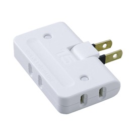 エルパ (ELPA) コーナータップ 電源タップ 125V 3個口 ホワイト A-36H(W)