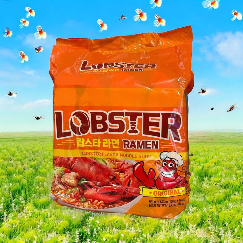 Korean Instant Noodles (COMBO, LOBSTER RAMEN INSTANT NOODLES)