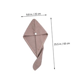 Baluue 2pcs Hair Drying Towels Quick- Absorbent Hair Wraps Comfortable and Practical for Women Men Boys and Girls