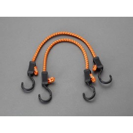 152-762mm Bungee Cord (Adjustable/Orange/2 Pieces) EA628WB-2A