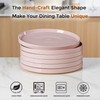 AmorArc Ceramic Dinner Plates Set of 6, 10.25 Inch Stoneware