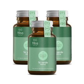 TIBA SALUD - Té Verde: Complemento alimenticio básico, la fuente de energía inteligente, Single pack, Resultados desde la primera cápsula - 180 cápsulas veganas (3)