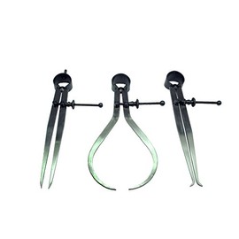 Proops 6" Caliper Set x 3 Internal, External, Dividing. W4104. High Carbon Steel. Free UK Postage