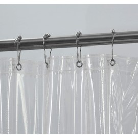 GOODSUN PEVA Antimicrobial PVC Free Shower Curtain Liner, Size:72”x72”, Color: Clear, Transparent