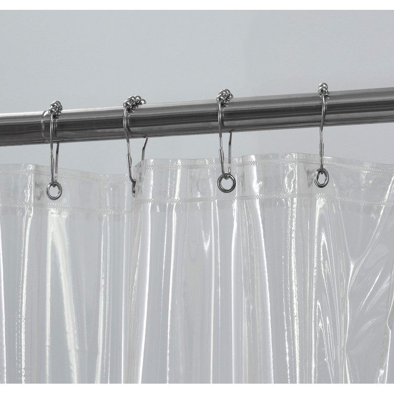 GOODSUN PEVA Antimicrobial PVC Free Shower Curtain Liner, Size:72”x72”, Color: