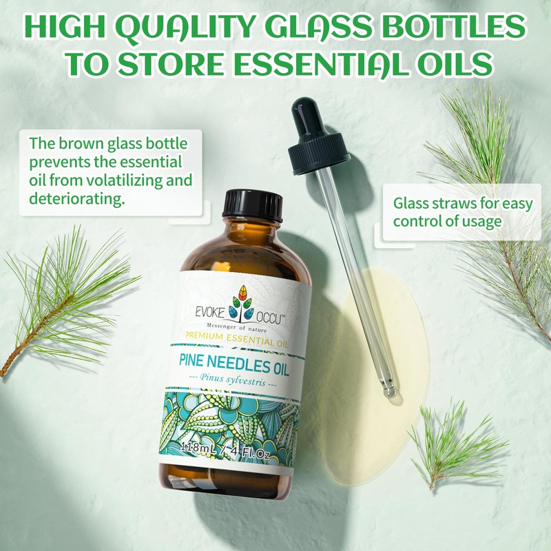 EVOKE OCCU Pine Essential Oil for Home Diffuser Fragrance DIY