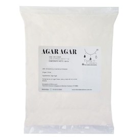 Tierra de Colores - Agar-Agar puro En Polvo 100 gr Agar agar o Carragenina Alimenticia gelificante