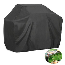 Waterproof BBQ Cover 31" Durable Barbecue Gas Grills Covers Outback Rainproof Barbeque Protection Cover Accessories for Weber Garden Patio Outdoors Polyester with Carry Bag Small Size ELR Black