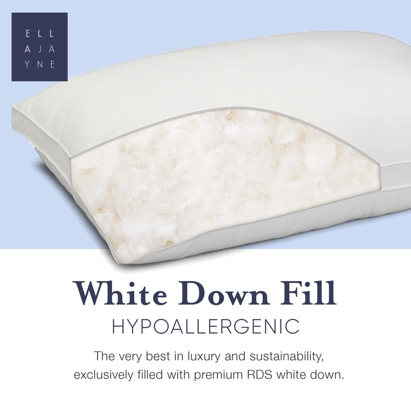 Ella Jayne White Down 100% Certified RDS Pillow