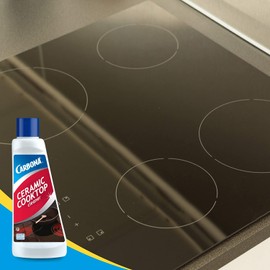 Carbona Ceramic Cooktop Cleaner | Grease & Burnt-On Food Remover | Non-Abrasive Formula | 16.8 Fl Oz, 1 Pack