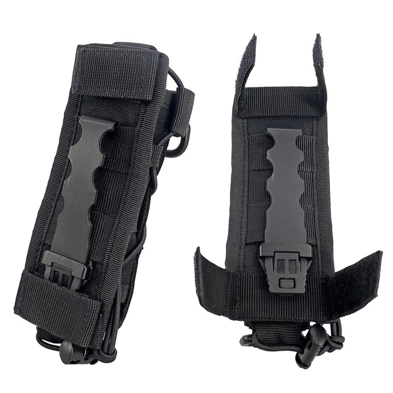 Depring Molle Flashlight Holster Adjustable Utility Tool Holder Heavy Duty