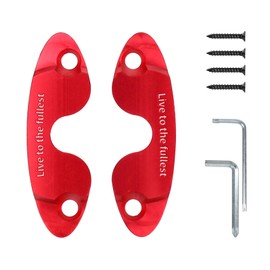 smnuxwm Sun Visor Repair Kit for Jeep Wrangler JK 2018/Wrangler 2018-2024 & JL 2018-2024/Gladiator JT 2020-2024（Red*2PCS）
