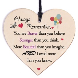 Small Inspirational Gifts For Women - Unusual Spiritual Keepsake For Her Under 5 Pounds Braver Presents For Mum, Sister, Daughter 21st 40th Birthday Womans Gifts Clearance For Friends Female