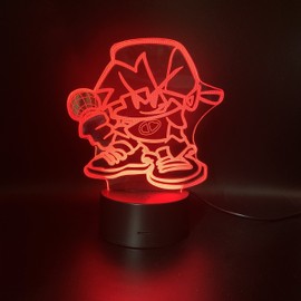 Wolostore Friday Night Funkin LED Video Game Lamp Colour Changing USB Night Light Decoration