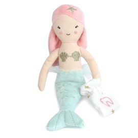 MON AMI Mermaid Tooth Fairy Doll - 10", Premium Plush Doll with Tooth Keepsake Pouch, Perfect Loose Tooth Gift for Children, Tooth Fairy Gifts for Girls