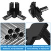 LALAGO 4 x Corner Connectors, 3-Way Profile Connectors, 20 x