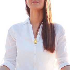 TJUSPIRIT Vintage Locket Photo Chain Women's Stainless Steel Photo Picture Amulet for Opening Pendant Oval Locket Photo Necklace Charms Jewellery Gift for Women Girls Mother Daughter Girlfriend,