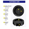 LILIWER Anti Vibration Pads For Washing Machine, Prevent Sliding Out,