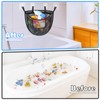 DOCMON Bath Toy Storage, Large Capacity Bath Toy Holder with
