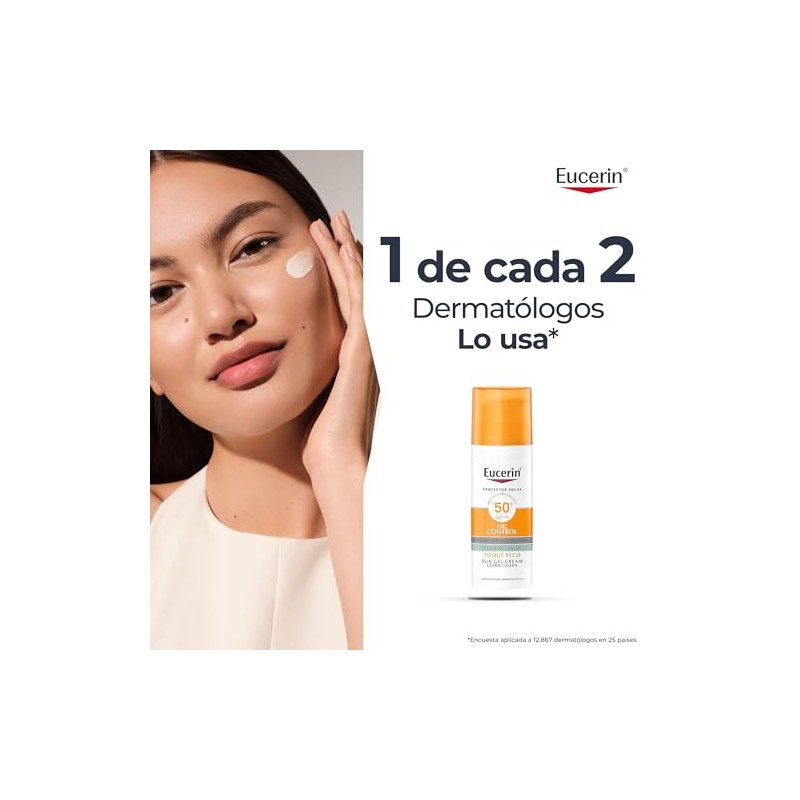 Eucerin Protector Solar Facial Efecto Mate Toque Seco Oil Control