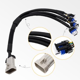 HiSport Ignition Coil Harness Connector Compatible with GM LQ9 LQ4 LS2 LS3 LS7 LSX 4.8 5.3 6.0 6.2 7.0 Truck Relocation Applications 2PCS