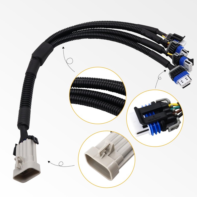 HiSport Ignition Coil Harness Connector Compatible with GM LQ9 LQ4