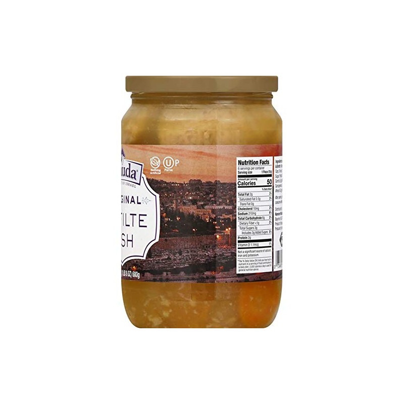 Yehuda Gefilte Fish, Original, 24 oz (2 Pack) | Traditional