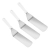 Espatula Volteadora Profesional Acero Inoxidable 35.5cm 3pzs