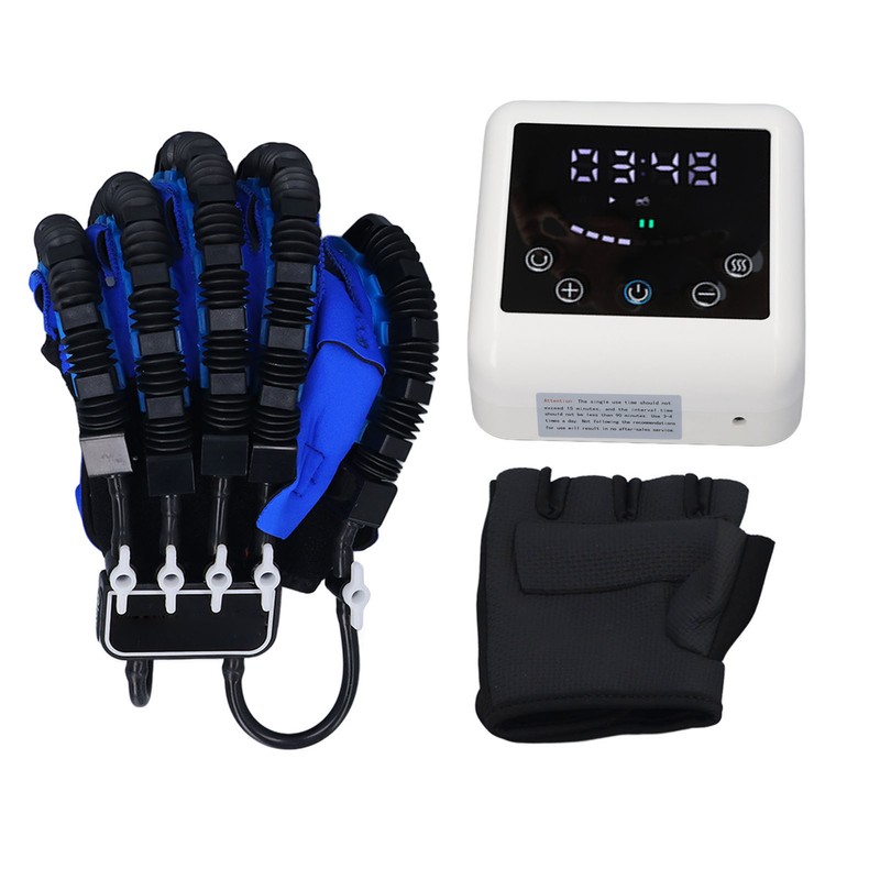 Hand Function Training Glove Rechargeable Hot Compress 3 Modes 9