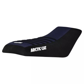 Enjoy Mfg Arctic Cat 250 300 400 454 500 4x4 2x4 Seat Cover BLK-KTM BLUE top-BLK rib #277