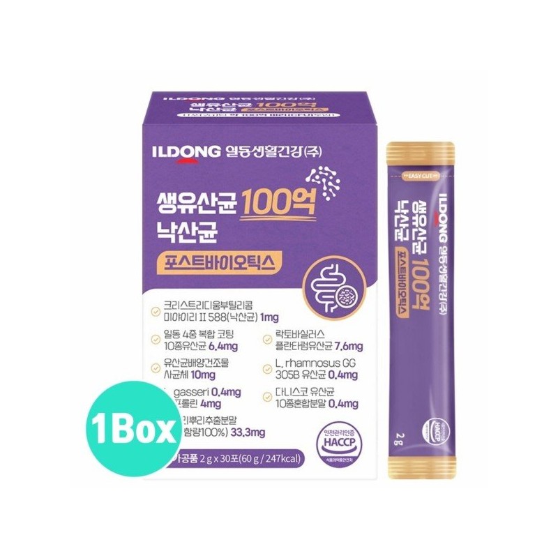 Ildong Life Science 식물성유산균 과채유래 모유유래유산균 상온 고함량 유산균 낙산균