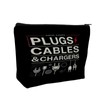 Plugs Cables & Chargers - Makeup Bag for Women Travel