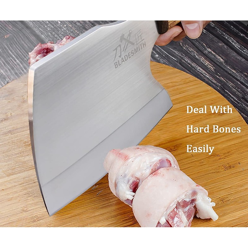 BLADESMITH Meat Cleaver Butcher Axe Bone Chopper Heavy Duty -