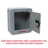 Schylling Steel Safe with Alarm - Kids Silver Metal Safe