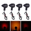 NEYORIKA LED Turn Signal Bullet-shaped Light for Motorcycles, 12 V,