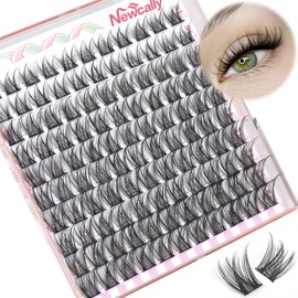 Lash Clusters Natural Lash Extension Wispy Eyelash Clusters C Curl DIY Eyelash Extension 10-16MM Individual Lashes Cluster Eyelash Extension by Newcally
