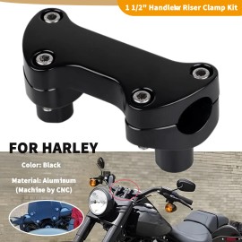 Unbranded Motorcycle 1 1/2" Handlebar Riser Clamp For Harley Softail Sportster 1200 Dyna