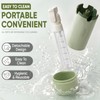 Dispenser da Viaggio 4 in 1, con Etichetta e Imbuto,
