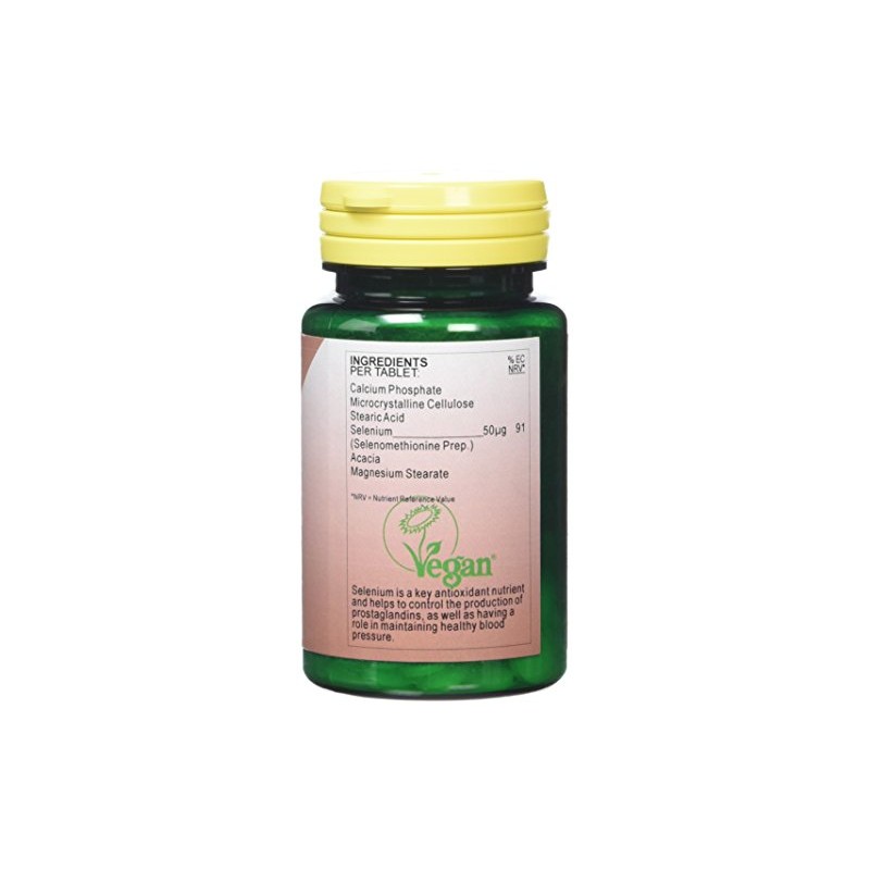 Health Plus Selenium 50µg Mineral Supplement - 90 Tablets