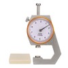 Flat Head Thickness Gauge 0 to 10mm Range Round Dial