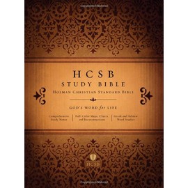 HCSB Study Bible, Jacketed Hardcover