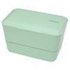 Expanded Double Bento Box by Takenaka (Green Peppermint)